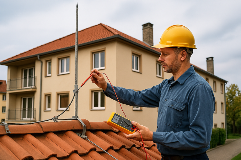 Revize hromosvodů v bytových domech